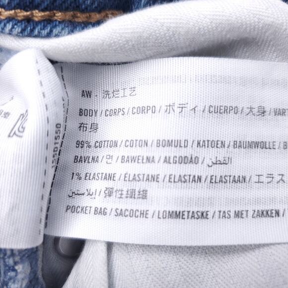 Abercrombie & Fitch Jeans Women 28/6 Blue The Vintage Flare High Rise Hippie 70s - Picture 11 of 12